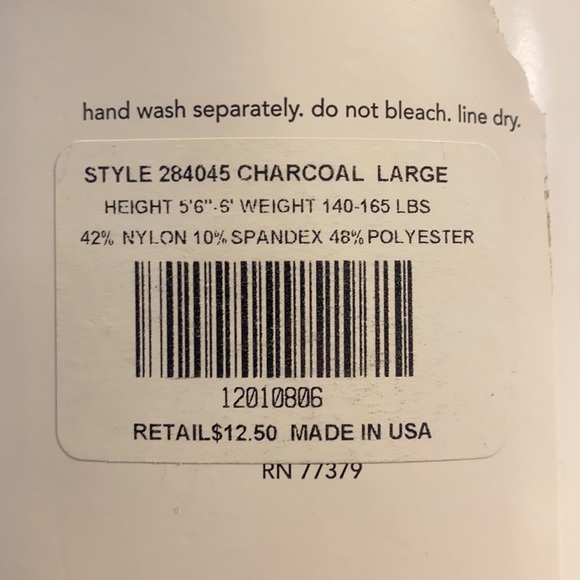 LOFT Gray Opaque Tights - Picture 2 of 2